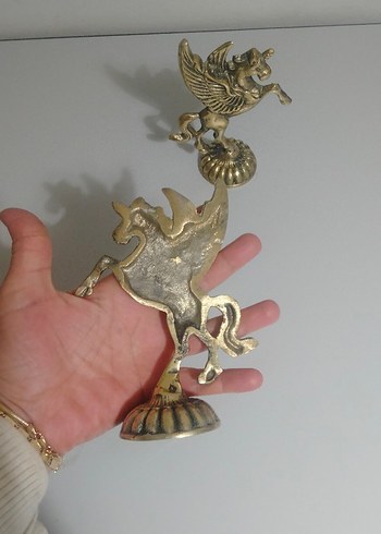 pirinç Kanatlı At Figürinleri - Görsel 5