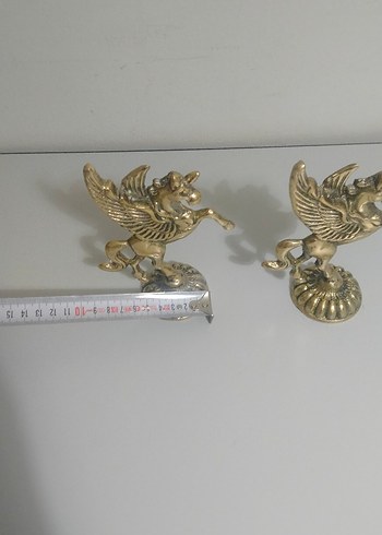 pirinç Kanatlı At Figürinleri - Görsel 3