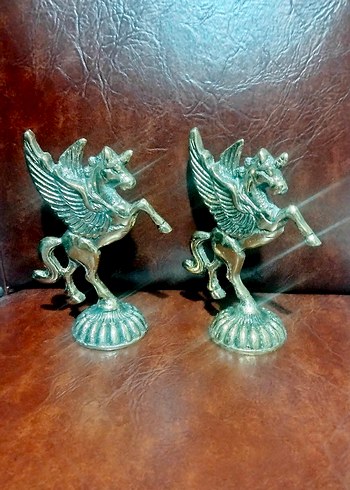 pirinç Kanatlı At Figürinleri - Görsel 6