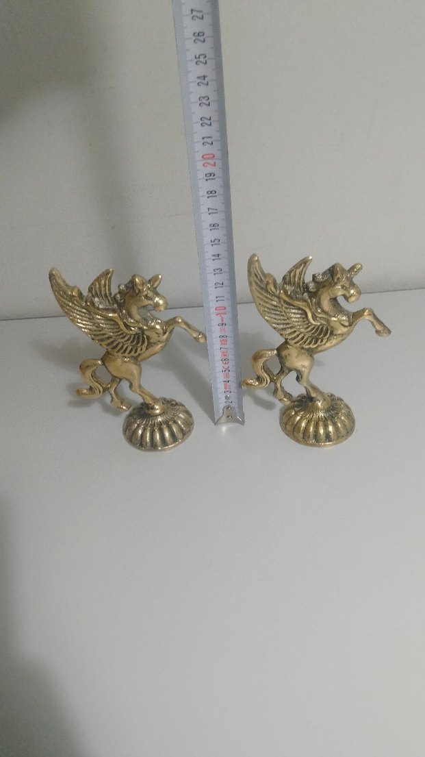 pirinç Kanatlı At Figürinleri - Görsel 2
