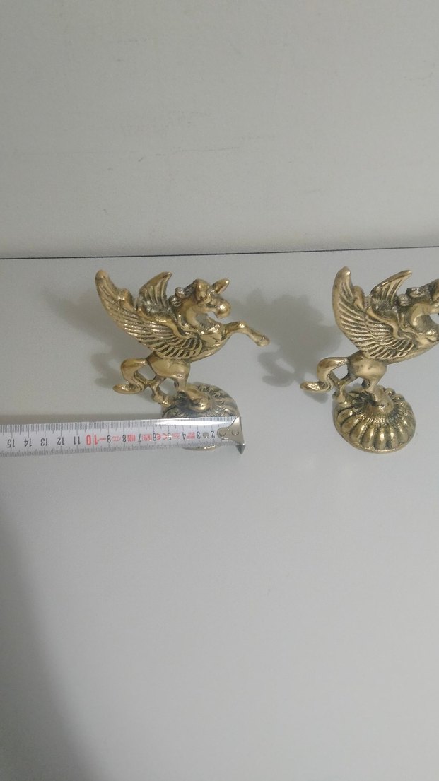 pirinç Kanatlı At Figürinleri - Görsel 3