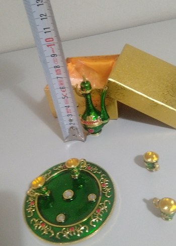 Dekoratif Mini İbrik Takım - Görsel 8