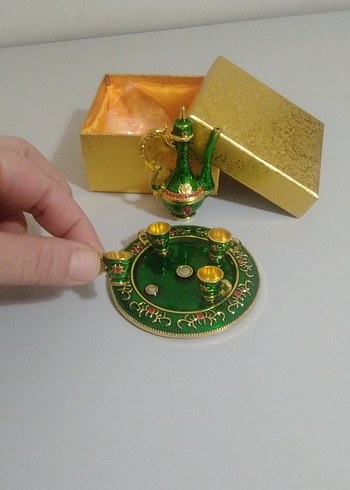 Dekoratif Mini İbrik Takım - Görsel 3