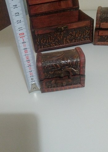 Koyu Kahverengi Ahşap kutu - Görsel 8