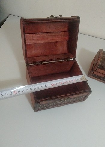 Koyu Kahverengi Ahşap kutu - Görsel 3