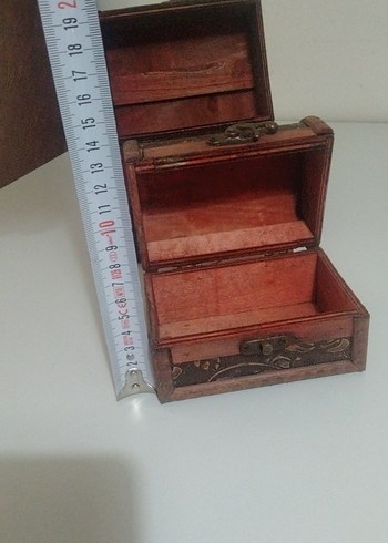 Koyu Kahverengi Ahşap kutu - Görsel 6