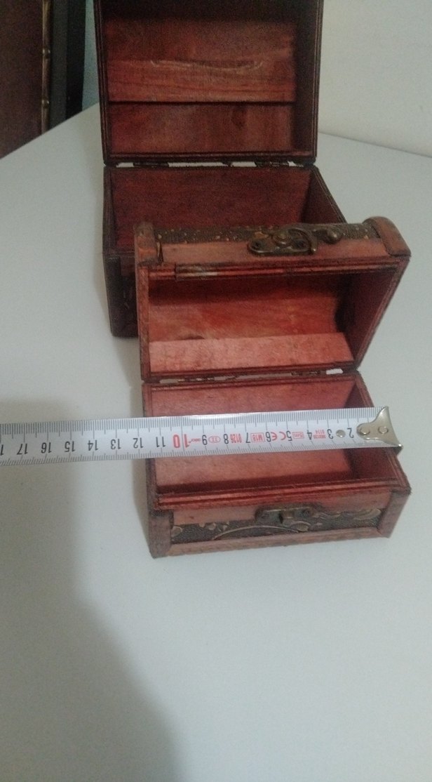 Koyu Kahverengi Ahşap kutu - Görsel 5