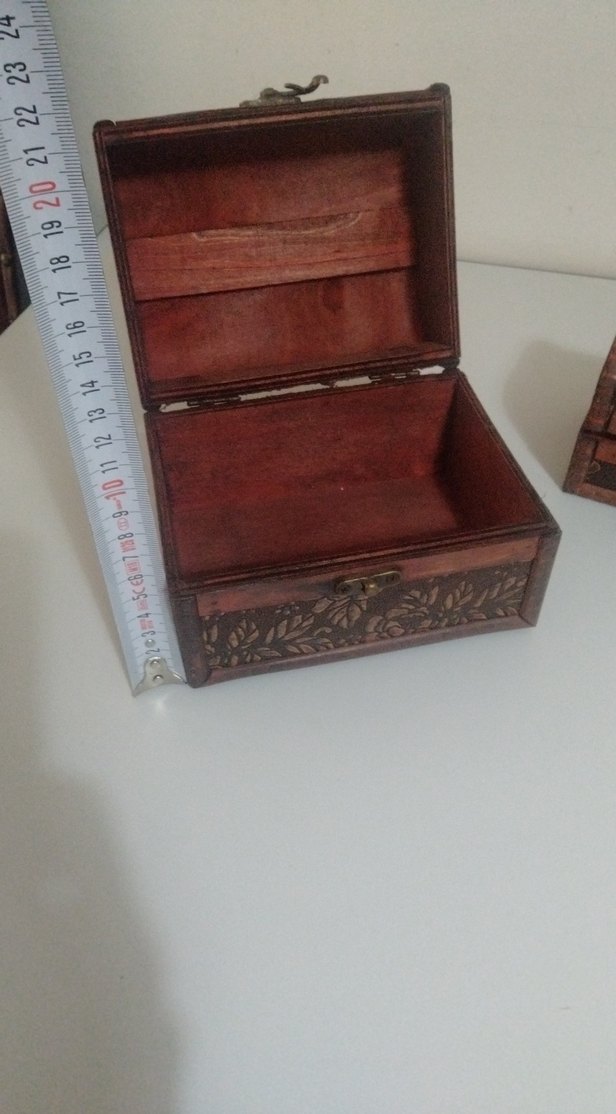 Koyu Kahverengi Ahşap kutu - Görsel 4