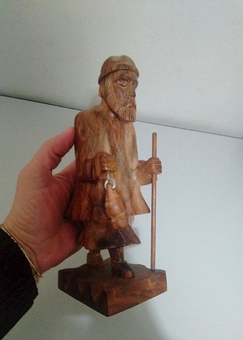 El Yapımı Ahşap Gezgin Figürin - Görsel 12