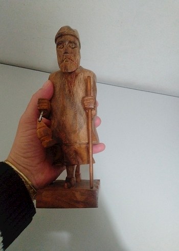 El Yapımı Ahşap Gezgin Figürin - Görsel 13