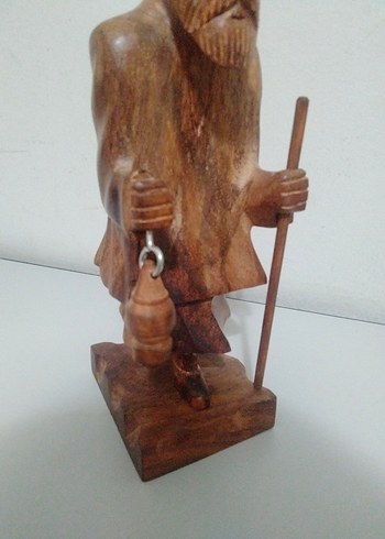 El Yapımı Ahşap Gezgin Figürin - Görsel 7