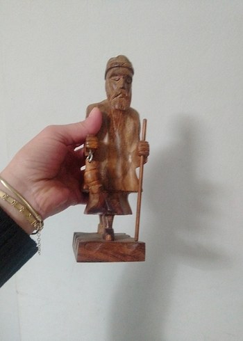 El Yapımı Ahşap Gezgin Figürin - Görsel 16