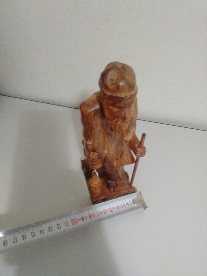 El Yapımı Ahşap Gezgin Figürin - Görsel 3