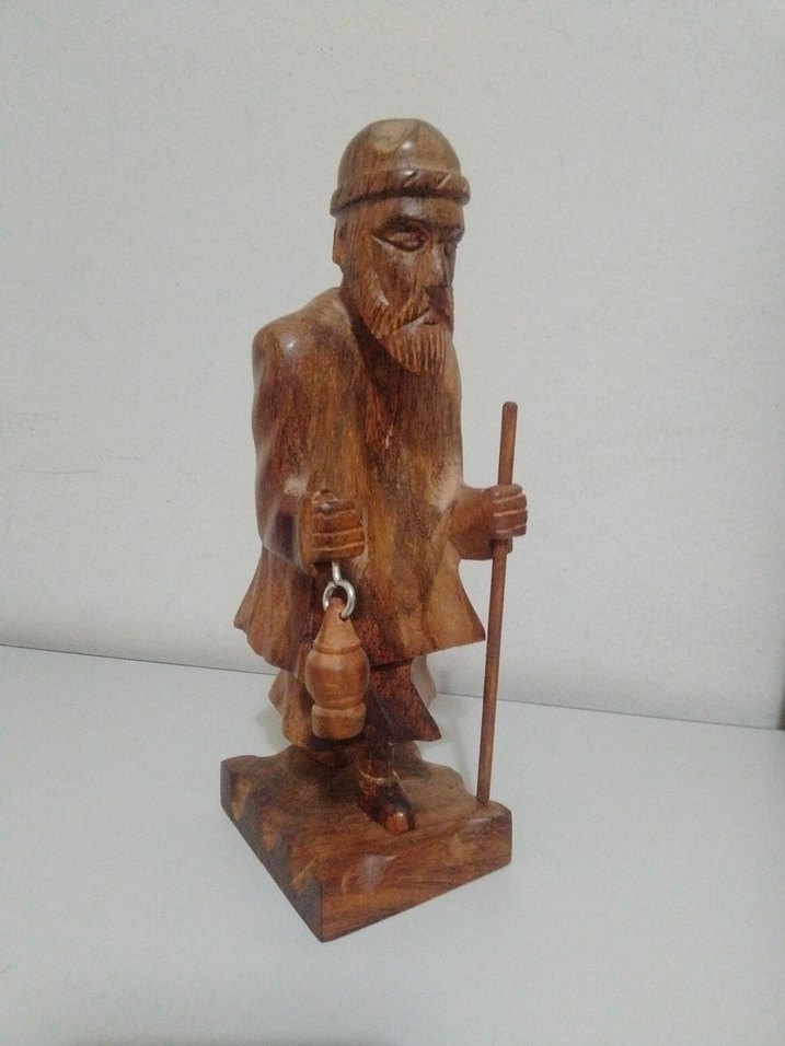 El Yapımı Ahşap Gezgin Figürin - Görsel 5