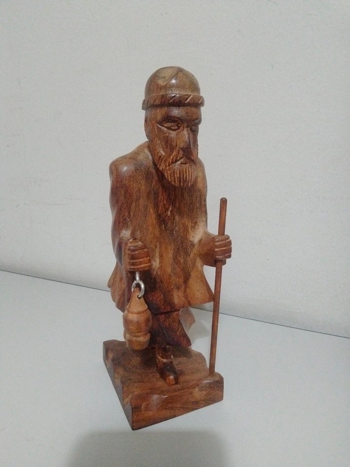 El Yapımı Ahşap Gezgin Figürin - Görsel 4