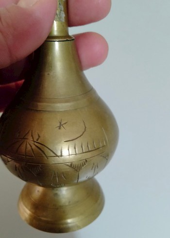 pirinç eski gülepdan - Görsel 5