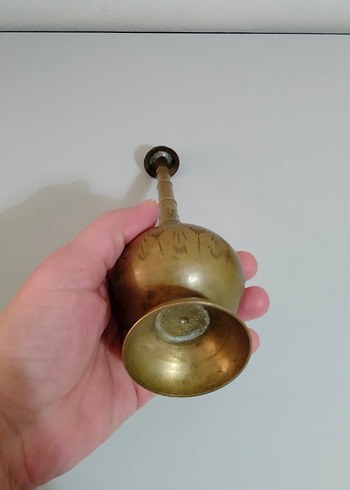 pirinç eski gülepdan - Görsel 3