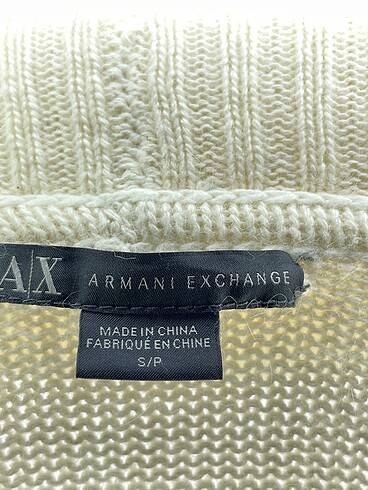 s Beden beyaz Renk Armani Exchange Hırka %70 İndirimli.