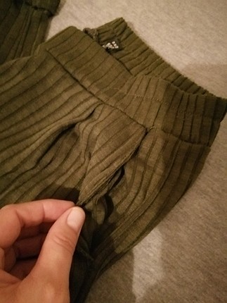 haki yeşil yandan havuç pantolon