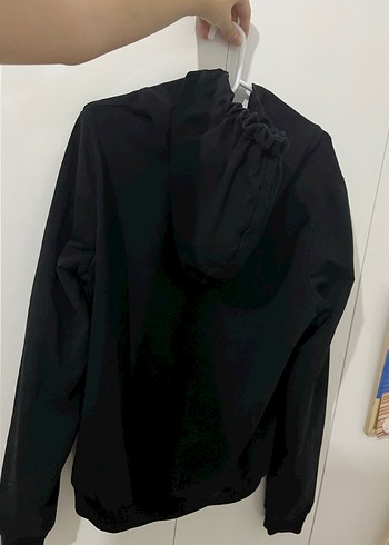s Beden siyah Renk Siyah Oversize Kapüşonlu Sweatshirt