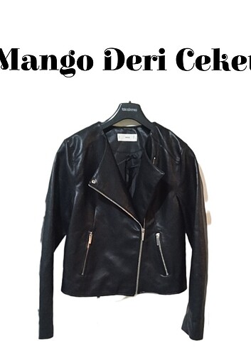 Mango Motorcu Tarz Deri Ceket 