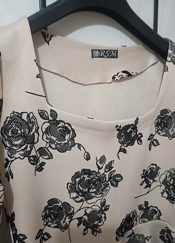 Çiçek Desenli Elbise  - Görsel 5