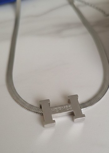 Hermes Unisex İtalyan Zincir Kolye - Görsel 2