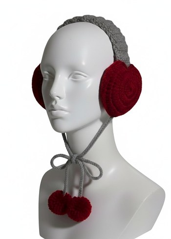 Zara Model Kalpli Örgü Kulaklık - Görsel 12