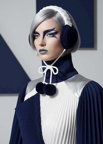 Zara Model Kalpli Örgü Kulaklık - Görsel 3