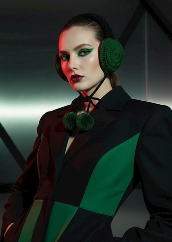 Zara Model Kalpli Örgü Kulaklık - Görsel 9