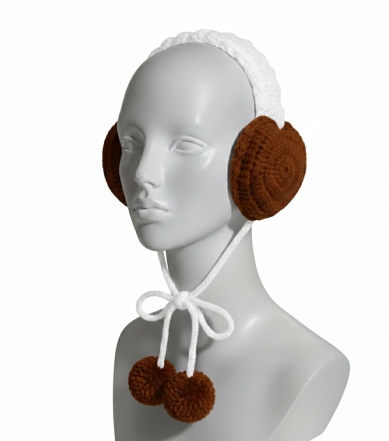 Zara Model Kalpli Örgü Kulaklık - Görsel 2