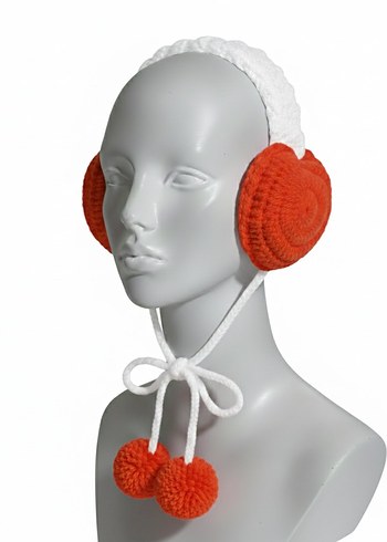 Zara Model Kalpli Örgü Kulaklık - Görsel 2