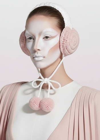 Zara Model Kalpli Örgü Kulaklık - Görsel 9