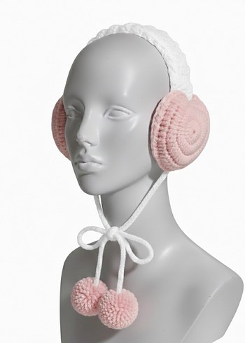 Zara Model Kalpli Örgü Kulaklık - Görsel 10