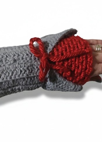 Vintage Parmaksız Eldiven - Görsel 2