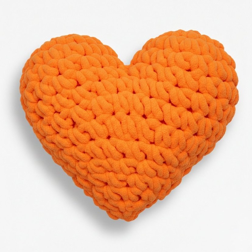 Puffy Kalp Yastık - Görsel 2