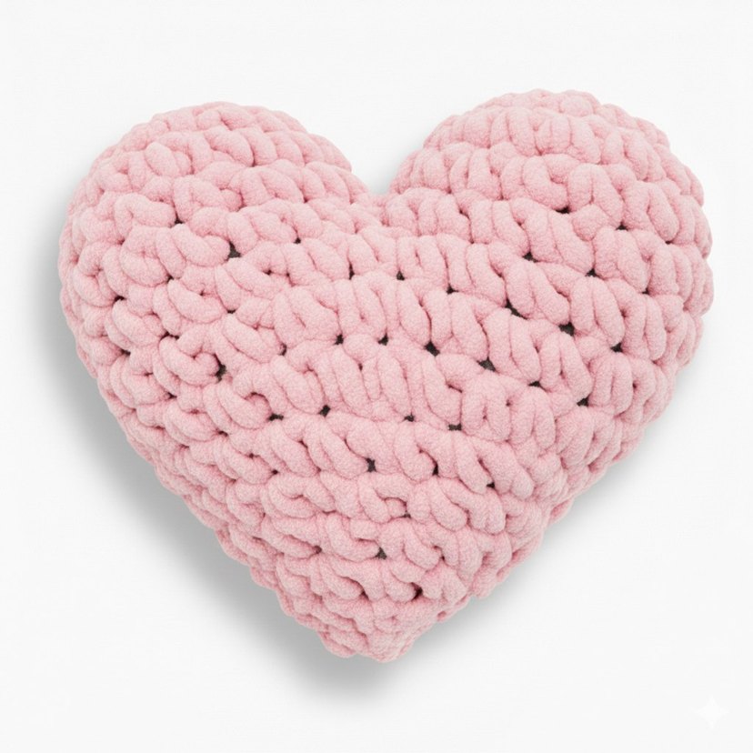 Puffy Kalp Yastık - Görsel 2