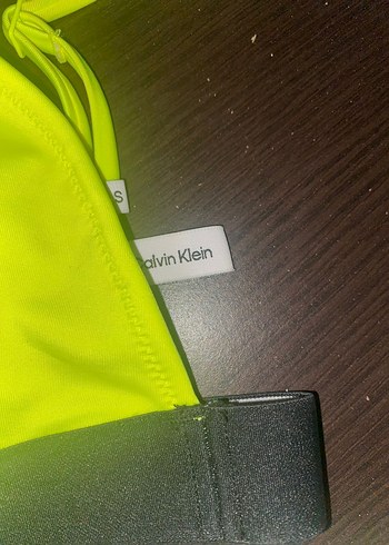 s Beden Calvin Klein Sarı Kadın Bikini Takımı