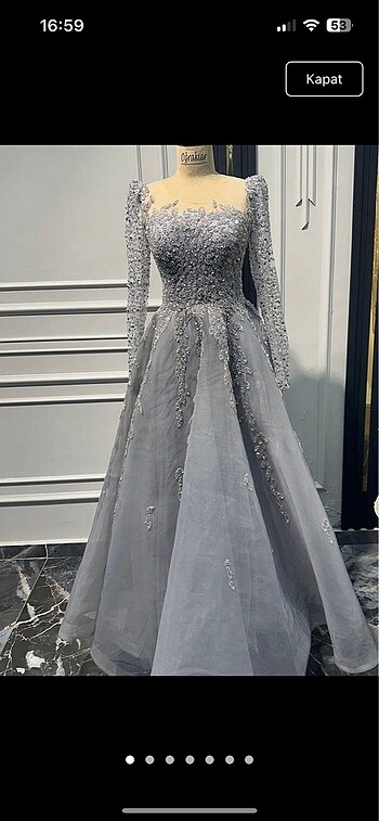 Vazgallı model nişan abiyesi