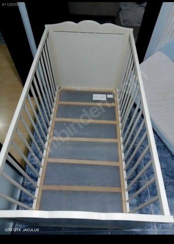 Ikea Ikea hensvik Beyaz Bebek Beşiği ve Yatak