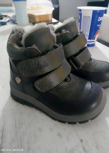 alpino haki kürklü Erkek Çocuk Biker Botları 23no - Görsel 2