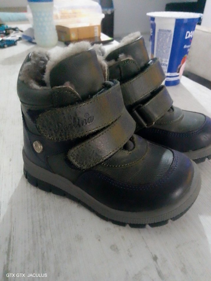 alpino haki kürklü Erkek Çocuk Biker Botları 23no - Görsel 2