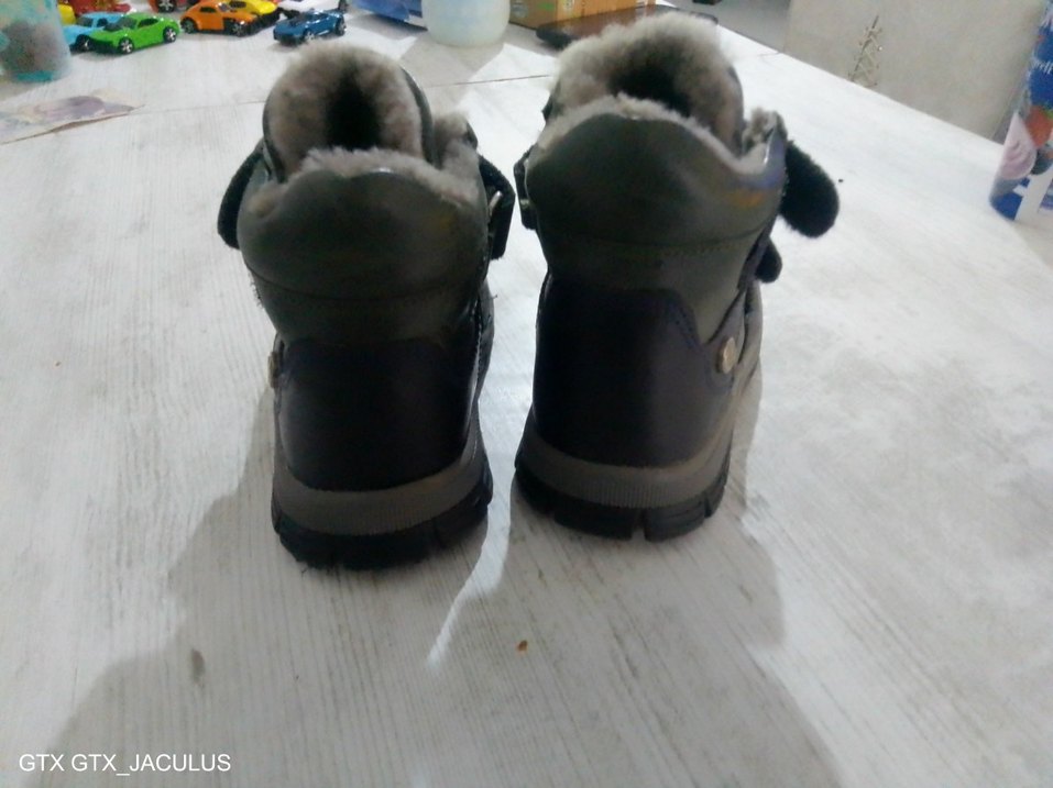 alpino haki kürklü Erkek Çocuk Biker Botları 23no - Görsel 3