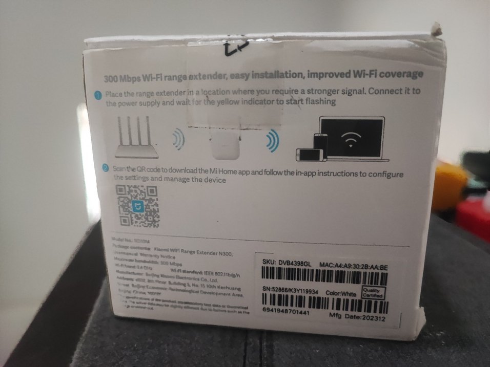 Xiaomi WiFi Menzil Genişletici N300 Beyaz - Görsel 2