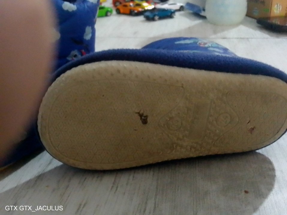 Mavi Desenli Erkek Çocuk Ev Terliği 23-24 - Görsel 4