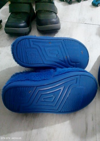 Erkek Çocuk Mavi Polar Ev Terliği hepsi 24 - Görsel 2