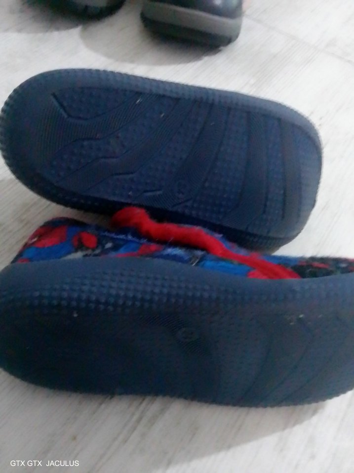 Erkek Çocuk Mavi Polar Ev Terliği hepsi 24 - Görsel 5