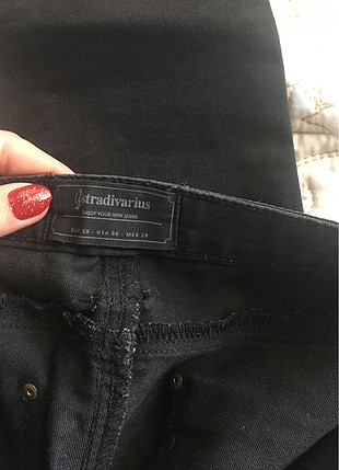 Stradivarius Siyah kot pantolon
