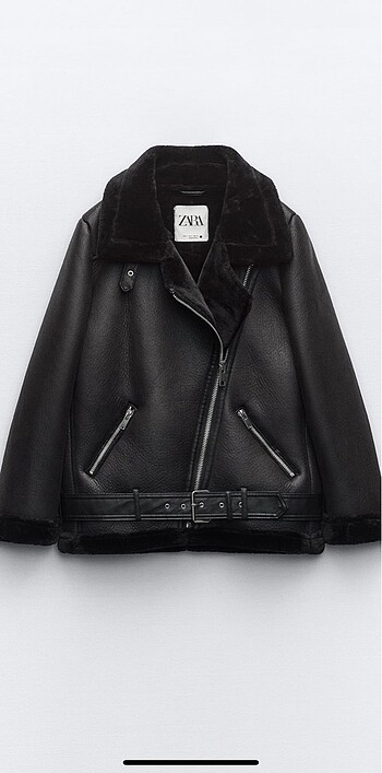 Zara Zara siyah biker ceket