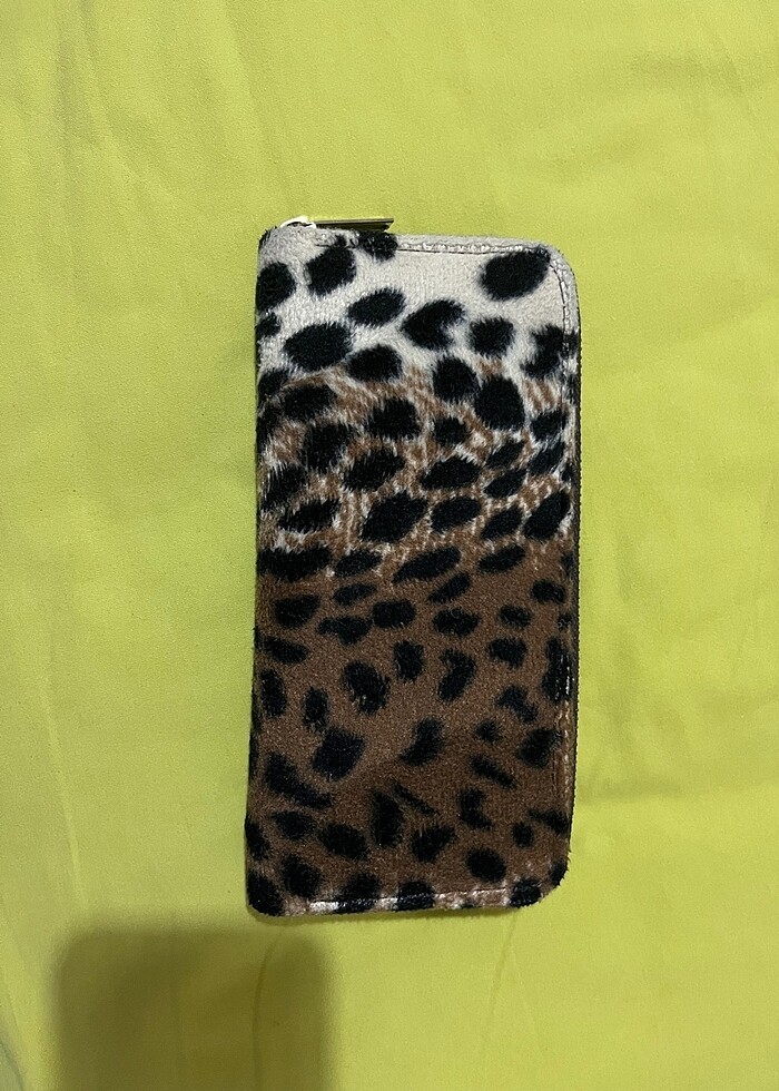 Leopar desenli cüzdan - Görsel 2